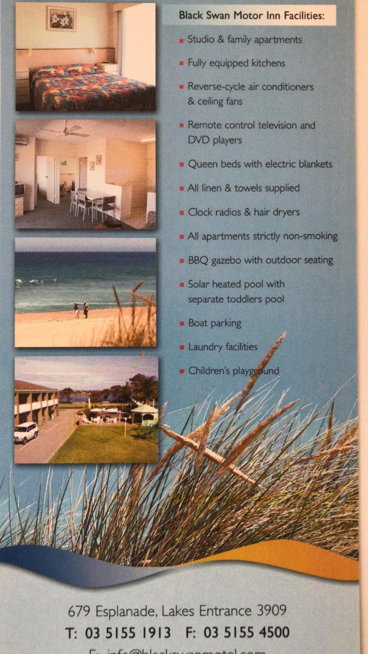 Black Swan Motor Inn Lakes Entrance Esterno foto